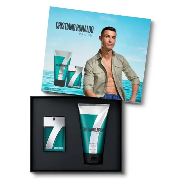PERFUME CR7 ORIGINS EDT HOMBRE SET 2 PZS