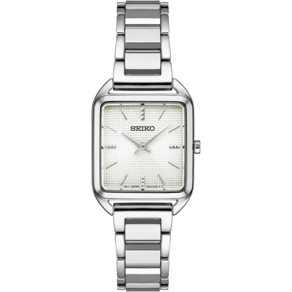 RELOJ SEIKO ESSENTIALS CUARZO DE ACERO INOXIDABLE | PLATA