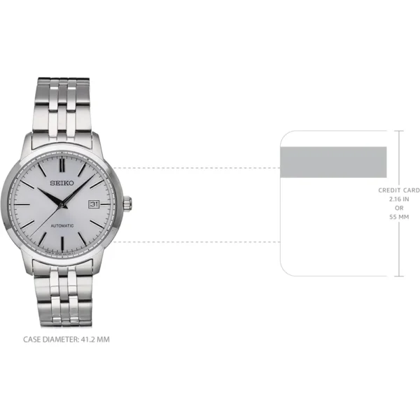 RELOJ SEIKO ESSENTIALS SS AUTOMÁTICO PARA MUJER | PLATA