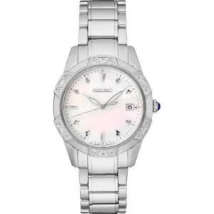 RELOJ SEIKO DIAMANTES ACERO INOXIDABLE MUJER | ROSADO BEBÉ