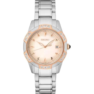 RELOJ SEIKO DIAMANTES PGP TT CUARZO MUJER | NARANJA