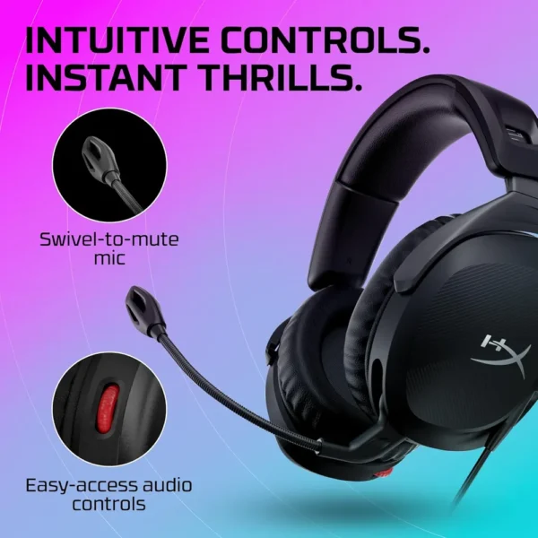 AUDÍFONOS ALÁMBRICOS HYPERX CLOUD STINGER 2 | NEGRO