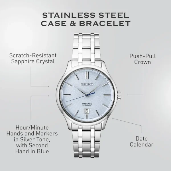 RELOJ SEIKO SRP53 PRESAGE AUTOMÁTICO HOMBRE | CELESTE
