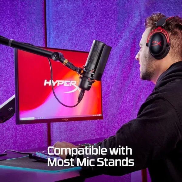 MICRÓFONO HYPERX PROCAST XLR | NEGRO/ORO