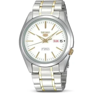 RELOJ SEIKO 5 DE ACERO INOXIDABLE HOMBRE | BLANCO