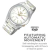 RELOJ SEIKO 5 DE ACERO INOXIDABLE HOMBRE | BLANCO
