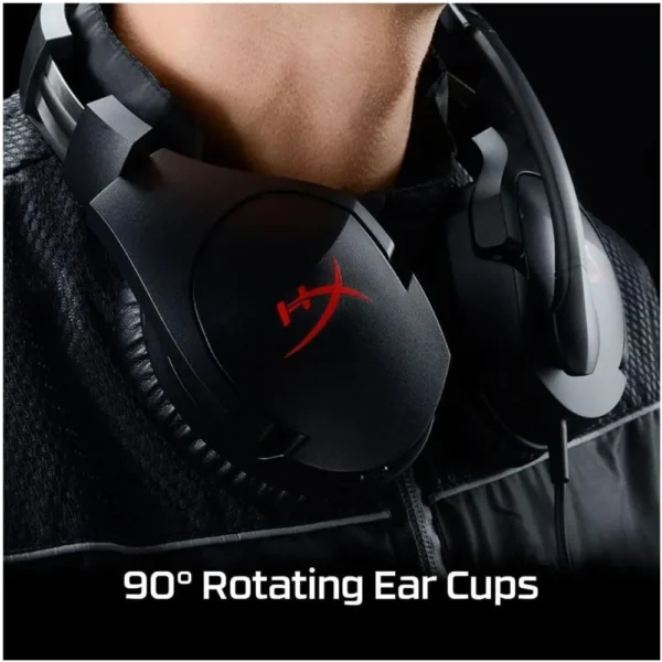 AUDÍFONOS ALÁMBRICOS HYPERX CLOUD STINGER | NEGRO/ROJO