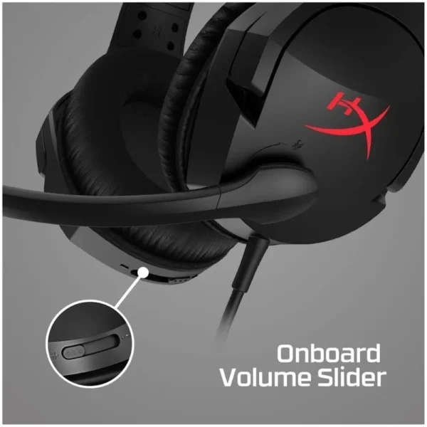 AUDÍFONOS ALÁMBRICOS HYPERX CLOUD STINGER | NEGRO/ROJO