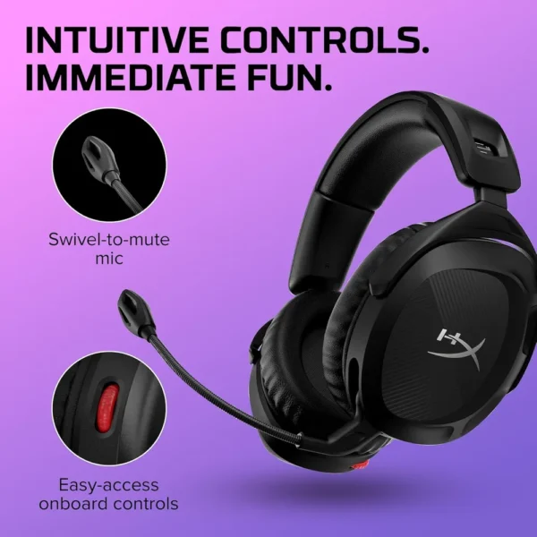 AUDÍFONOS INALÁMBRICOS HYPERX CLOUD STINGER 2 | NEGRO