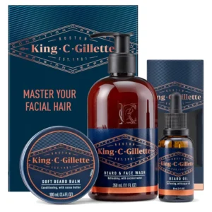 SET BALSAMO SHAMPOO Y ACEITE PARA BARBA KING C. GILLETTE