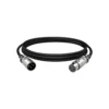 CABLE HYPERX XLR MACHO A HEMBRA 3M | NEGRO