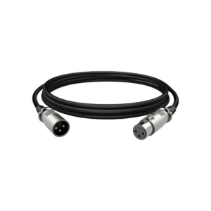 CABLE HYPERX XLR MACHO A HEMBRA 3M | NEGRO