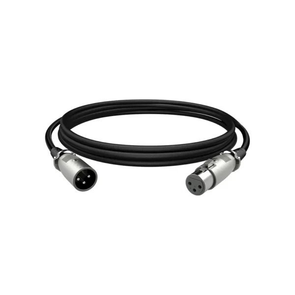 CABLE HYPERX XLR MACHO A HEMBRA 3M | NEGRO