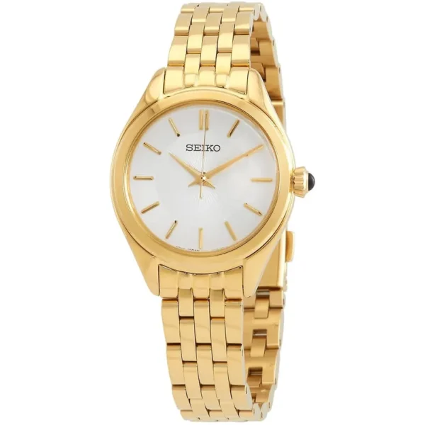 RELOJ SEIKO PARA MUJER | BLANCO/ DORADO