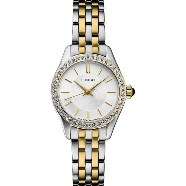 RELOJ SEIKO AUTOMÁTICO DE ACERO INOXIDABLE PARA MUJER | PLATA/ DORADO