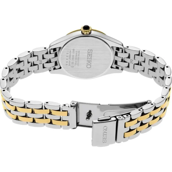RELOJ SEIKO AUTOMÁTICO DE ACERO INOXIDABLE PARA MUJER | PLATA/ DORADO