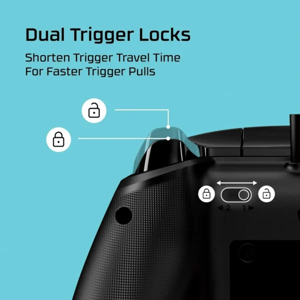 CONTROL ALÁMBRICO HYPERX CLUTCH GLADIATE XBOX | NEGRO