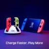 ESTACIÓN DE CARGA HYPERX CHARGEPLAY QUAD JOY-CON | NEGRO