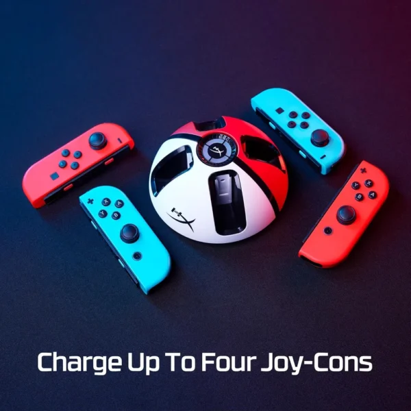 ESTACIÓN DE CARGA HYPERX CHARGEPLAY QUAD JOY-CON | NEGRO
