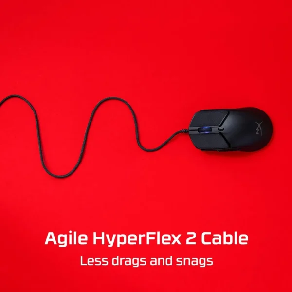 MOUSE ALÁMBRICO HYPERX PULSEFIRE HASTE 2 8000HZ | BLANCO