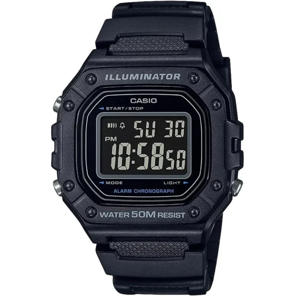 RELOJ CASIO W218H DIGITAL HOMBRE - Negro