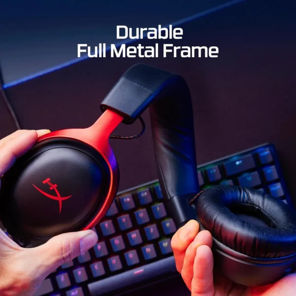 AUDÍFONOS ALÁMBRICOS HYPERX CLOUD III | NEGRO/ROJO