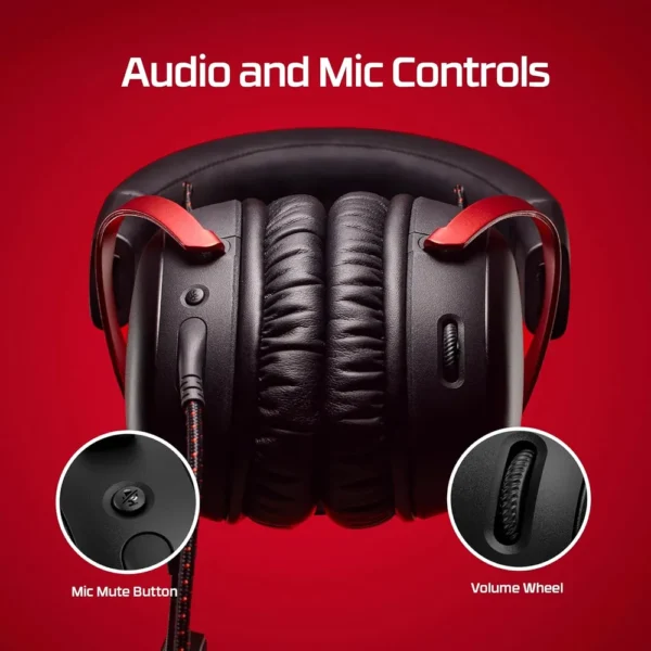 AUDÍFONOS ALÁMBRICOS HYPERX CLOUD III | NEGRO/ROJO