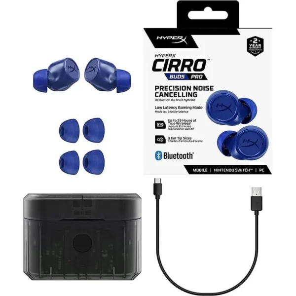 AUDÍFONOS INALÁMBRICOS HYPERX CIRRO BUDS PRO | AZUL