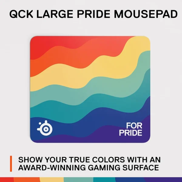 MOUSEPAD QCK LARGE PRIDE LIMITED EDITION STEELSERIES | ARCOÍRIS