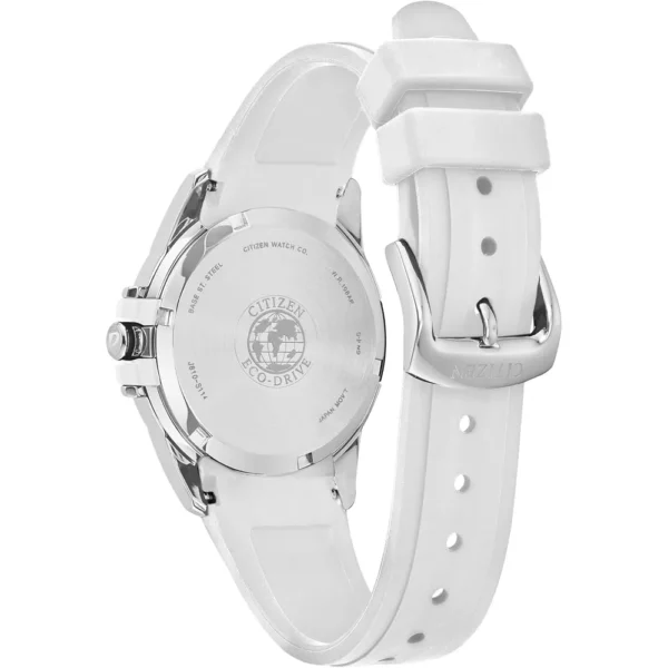 RELOJ CITIZEN ECO-DRIVE CLÁSICO CORREA CAUCHO MUJER | BLANCO