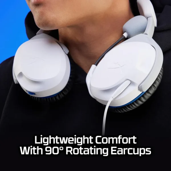 AUDÍFONOS ALÁMBRICOS HYPERX CLOUD STINGER 2 | BLANCO