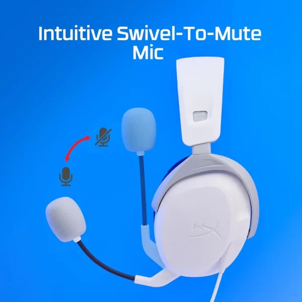 AUDÍFONOS ALÁMBRICOS HYPERX CLOUD STINGER 2 | BLANCO