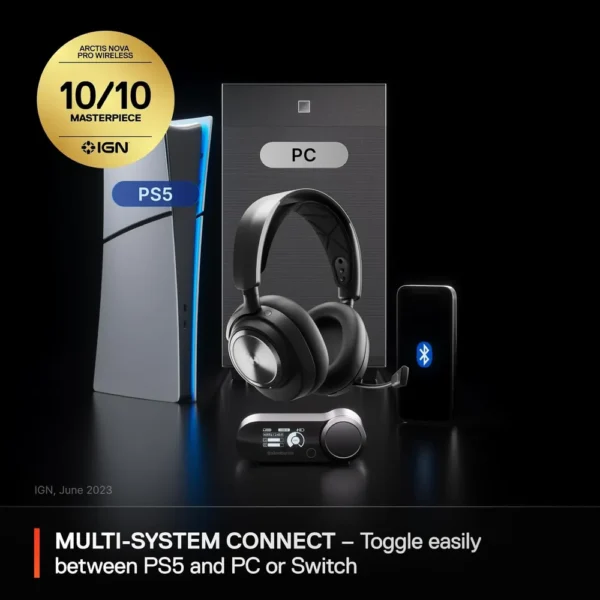 AUDÍFONOS INALÁMBRICOS ARCTIS NOVA PRO PLAYSTATION STEELSERIES