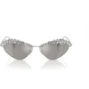 SWAROVSKI LENTES DE SOL OVAL SK7009 55 MM MUJER | SILVER/LIGHT GREY MIRRORED SILVER
