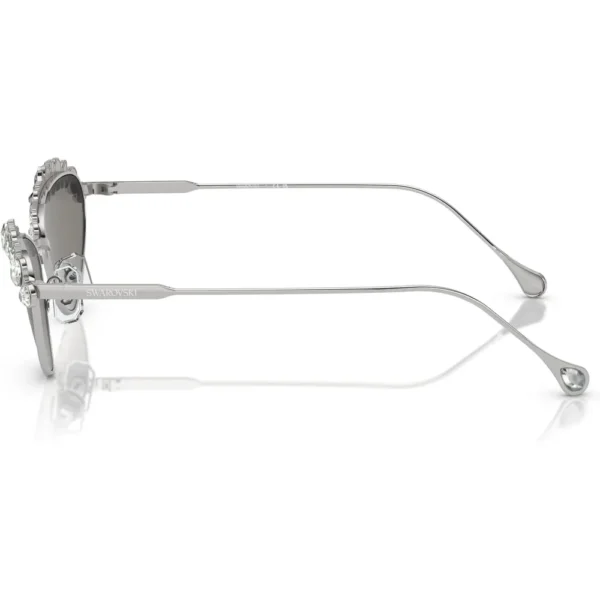 SWAROVSKI LENTES DE SOL OVAL SK7009 55 MM MUJER | SILVER/LIGHT GREY MIRRORED SILVER