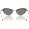 SWAROVSKI LENTES DE SOL OVAL SK7009 55 MM MUJER | SILVER/LIGHT GREY MIRRORED SILVER
