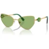 SWAROVSKI LENTES DE SOL MARIPOSA SK7003 57 MM MUJER | GOLD/DARK GREEN