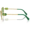 SWAROVSKI LENTES DE SOL MARIPOSA SK7003 57 MM MUJER | GOLD/DARK GREEN