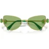 SWAROVSKI LENTES DE SOL MARIPOSA SK7003 57 MM MUJER | GOLD/DARK GREEN