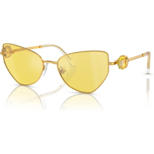 SWAROVSKI LENTES DE SOL MARIPOSA SK7003 57 MM MUJER | GOLD/YELLOW MIRRORED SILVER