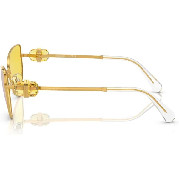 SWAROVSKI LENTES DE SOL MARIPOSA SK7003 57 MM MUJER | GOLD/YELLOW MIRRORED SILVER