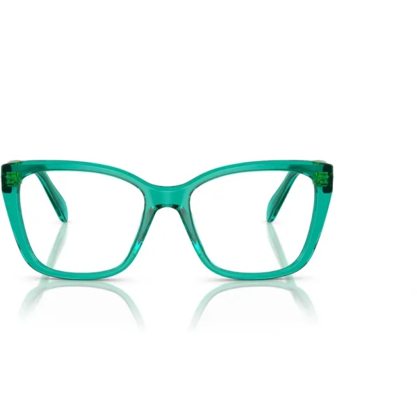 SWAROVSKI MONTURA CUADRADO SK2008 53 MM MUJER | CRYSTAL GREEN/DEMO LENS