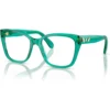 SWAROVSKI MONTURA CUADRADO SK2008 53 MM MUJER | CRYSTAL GREEN/DEMO LENS