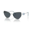 SWAROVSKI LENTES DE SOL MARIPOSA SK7003 57 MM MUJER | SILVER/DARK GREY