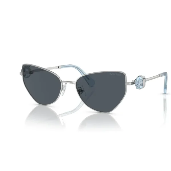 SWAROVSKI LENTES DE SOL MARIPOSA SK7003 57 MM MUJER | SILVER/DARK GREY