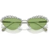 SWAROVSKI LENTES DE SOL OVAL SK7009 55 MM MUJER | MATTE GREEN/DARK GREEN