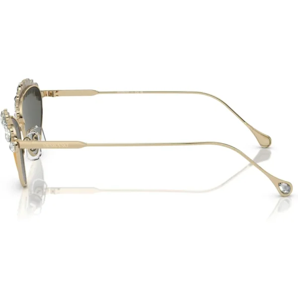 SWAROVSKI LENTES DE SOL OVAL SK7009 55 MM MUJER | PALE GOLD/BROWN MIRRORED GOLD
