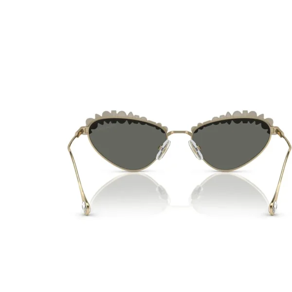 SWAROVSKI LENTES DE SOL OVAL SK7009 55 MM MUJER | PALE GOLD/BROWN MIRRORED GOLD
