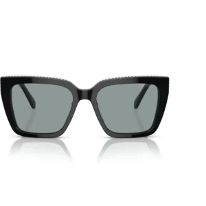 SWAROVSKI LENTES DE SOL CUADRADO SK6013 54 MM MUJER | BLACK/DARK GREY