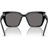 SWAROVSKI LENTES DE SOL CUADRADO SK6013 54 MM MUJER | BLACK/DARK GREY POLARIZED